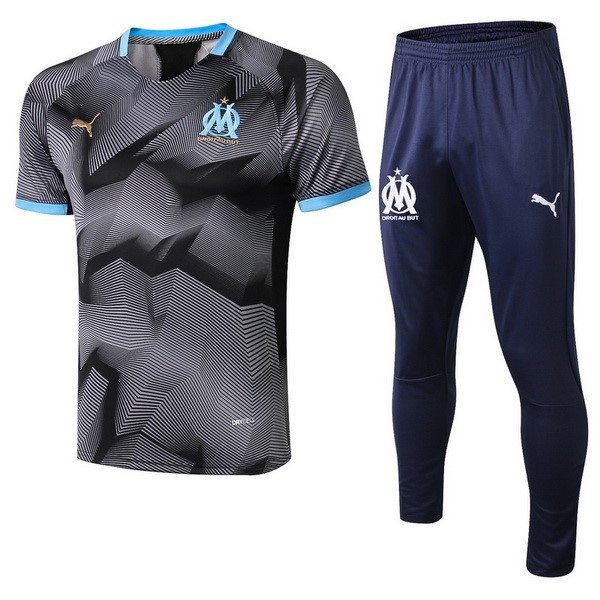 Entrainement Marseille Ensemble Complet 2018-19 Gris Marine